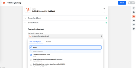 zapier_hubspot_find_contact