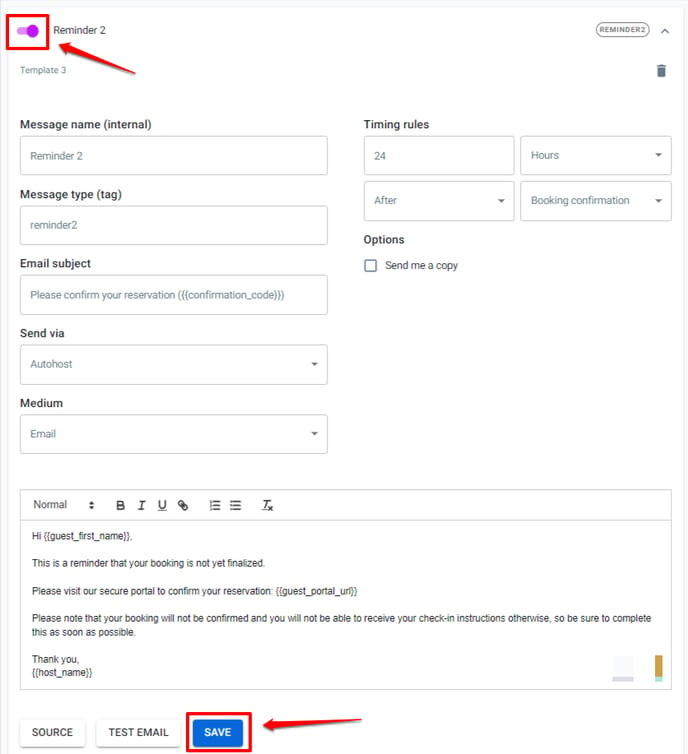 Screenshot_How to Set Up Reminder 2 Message on Autohost
